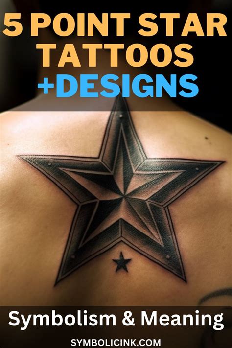 five point star tattoo meaning|5 Point Star Tattoo Meaning & Symbolism (Water)